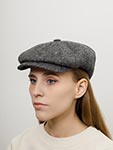 Кепка LIERYS арт. 6880501 8-PANEL CAP WOOL (серый)